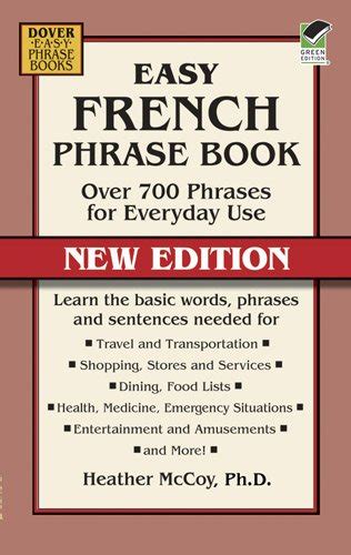 Easy French Phrase Book New Edition Over 700 Phrases For Everyday Use