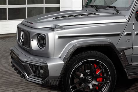 Silver Mercedes Amg G63 With Topcar Carbon Is Classy Autoevolution