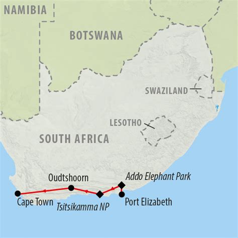 Travel From Port Elizabeth To Cape Town Taking In The Wonders Of South