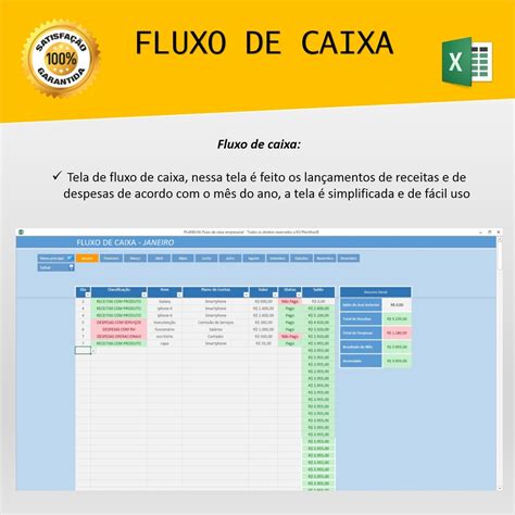 Planilha De Fluxo De Caixa No Excel Images