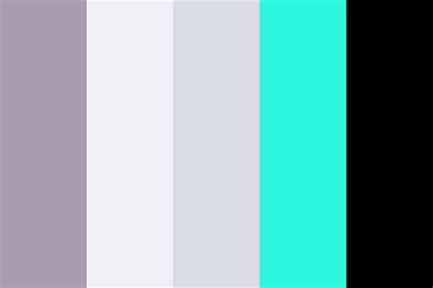 Gray With Tiffany Color Palette