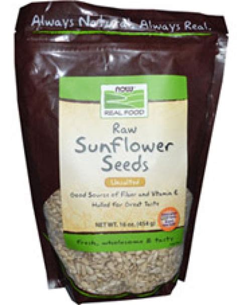 Now Foods Sunflower Seeds Raw Hulled Unsalted 16 Oz Fa3