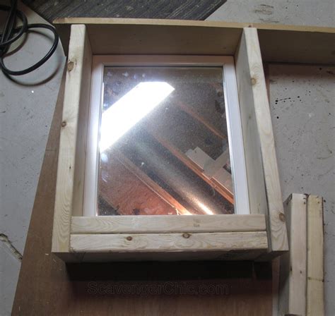 You can create your own little medicine cabinet to help relieve tired, sore muscles, says arnie kander. Create a Medicine Cabinet from a Mirror diy - Scavenger Chic