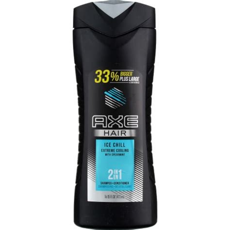 Axe Hair 2 In 1 Shampoo And Conditioner Ice Chill 16 Fl Oz 16 Fl Oz Kroger
