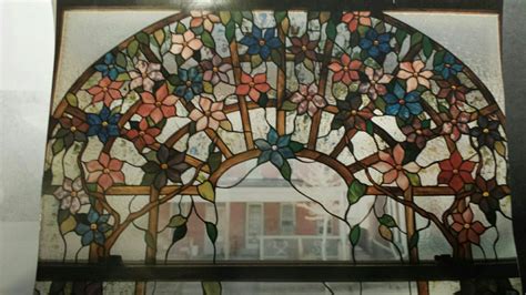 Clematis Stained Glass Window By Anita Troisi 50 Wide Stained Glass Windows Stained Glass