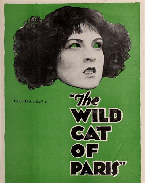 Priscilla Dean In The Wildcat Of Paris Trade Poster