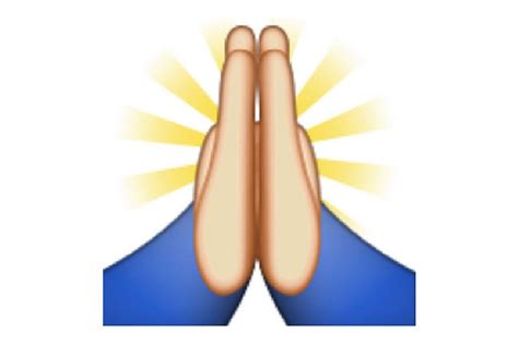 Mind Blowing Praying Hands Emoji Is Dunzo Racked