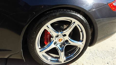 Porsche 911 Carrera 997 996 Gt3 Wheels Rims Classic Chrome Set 19 Inch