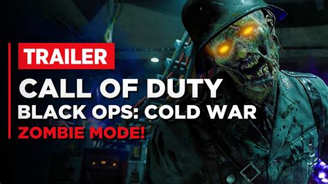 Call Of Duty Cold War Trailer Zombie Youtube