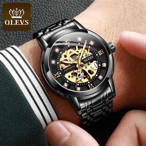 Automatic Mechanical Wrist Watch Olevs Watches