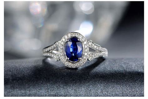 Find great deals on ebay for fake diamond engagement rings. Vintage 2 Carat Blue Sapphire and Diamond Halo Engagement ...