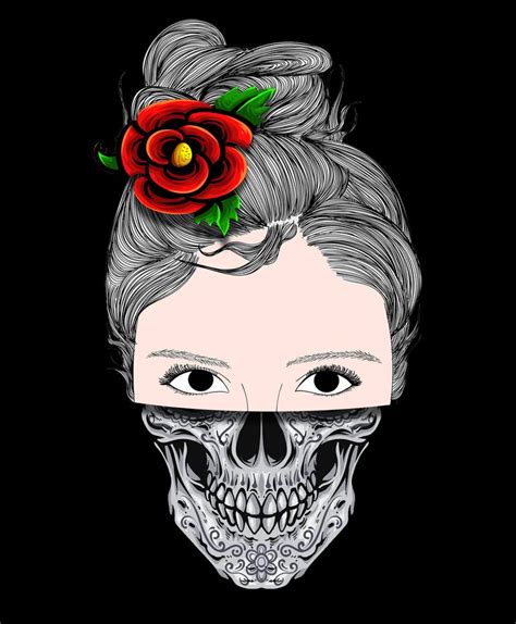Rubino Skull Woman Face Painting By Tony Rubino Saatchi Art
