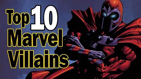 Top 10 Greatest Marvel Villains Youtube