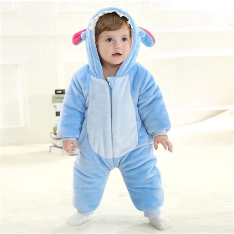 Stitch Onesie For Baby And Toddler Animal Kigurumi Disney Pajama