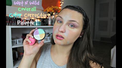 Color Correcting Routine Updated Wet N Wild Coverall Palette Youtube