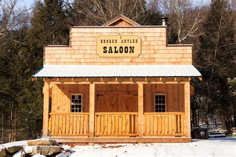 Welcome Stranger Western Saloon Backyard Structures Backyard Sheds