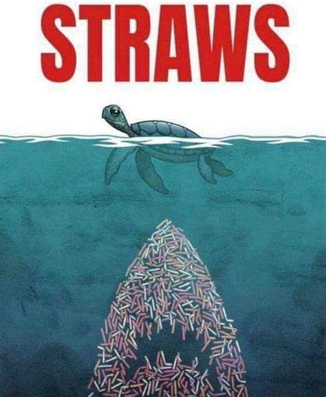 This post may contain affiliate links; Say NO to plastic straws! 🚫 | Environmental art, Funny ...