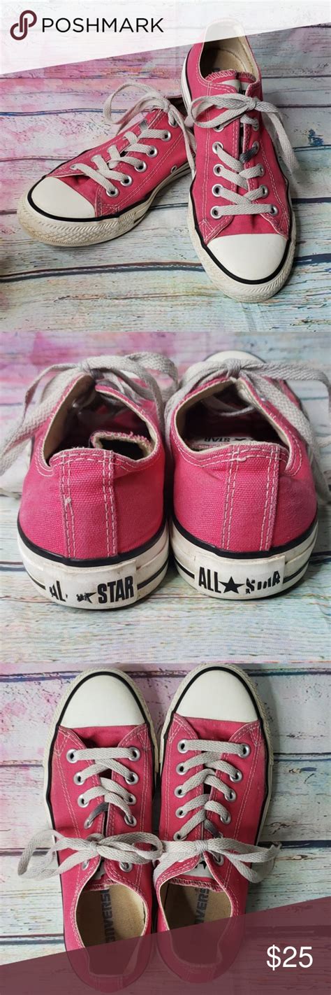 Pink Low Top Converse Low Top Converse Womens Shoes Sneakers Converse
