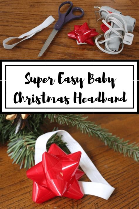 Diy Christmas Headband From Present Bow Simple And