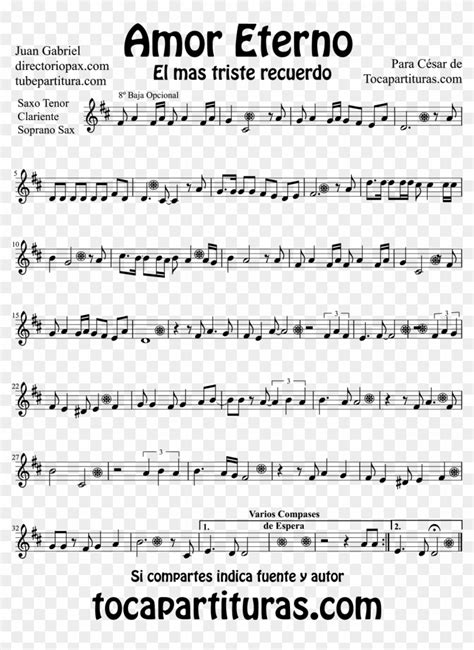 Partitura De Para Saxofón Soprano Y Saxo Tenor By Sheet Mexican