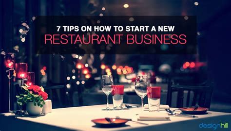 7 Tips On How To Start A New Restaurant Business