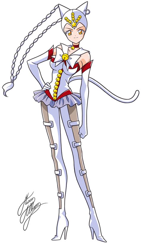 sailor tin nyanko by marco albiero sailor moon villains sailor moon character sailor moon art