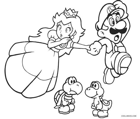 Desenhos De Super Mario Bros Para Colorir Páginas Para Impressão Grátis
