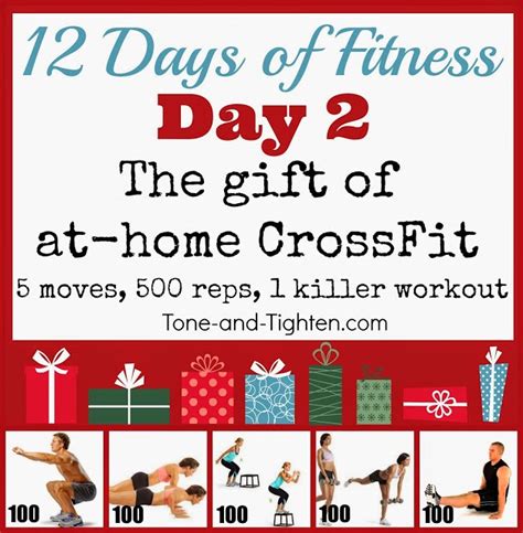 Weekly Workout Plan At Home Crossfit Inspired Workouts