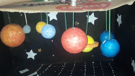 Solar System Working Model For Kids Youtube