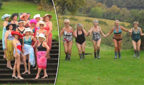 Gorgeous Grannies Strip Off For Charity Life Life And Style Express
