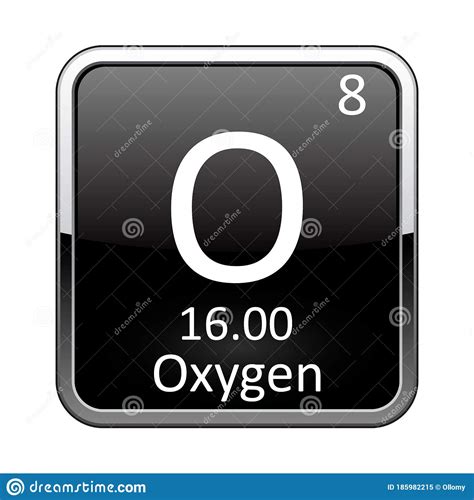 Oxygen Symbol Periodic Table Stock Illustration 226899226