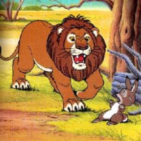 Short Moral Stories For Kids The Foolish Lion And The Clever Rabbit