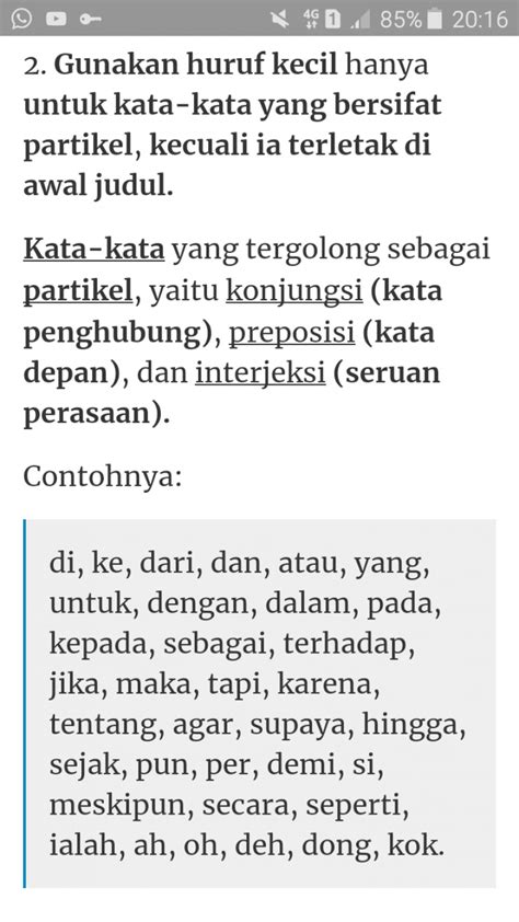 Taati Kaidah Penulisan Judul