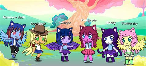 The Mane 6 In Gacha Life By Fbubsp1234 On Deviantart