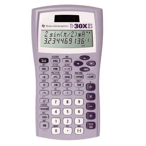 Texas Instruments Ti 30xiis Scientific Calculator Lavender Walmart