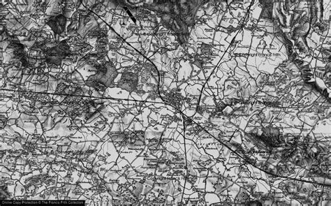 Historic Ordnance Survey Map Of Ashford 1895