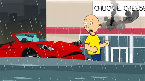 Caillou Survives A Hurricane Inside Of Chuck E Cheese Youtube