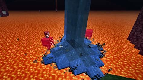 How To Pour Water In Hell Minecraft Youtube