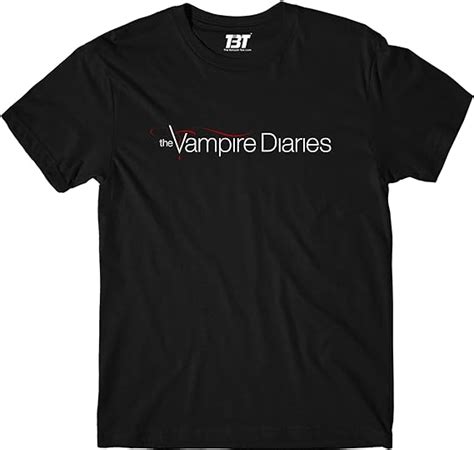 Buy The Vampire Diaries T Shirt Regular Fit Cotton Tshirt Black At