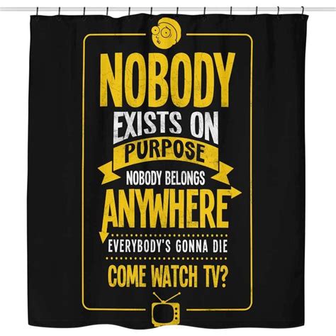 Süper loto 31 aralık 2020 çekilişi no. Nobody Exists on Purpose - Shower Curtain in 2020 | Rick ...