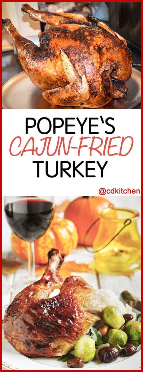 Copycat Popeye's Cajun Fried Turkey Recipe | CDKitchen.com
