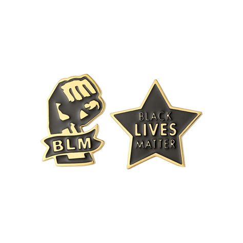 Buy Luomart Black Lives Matter Pin Blm Pin Black Raised Fist Pin