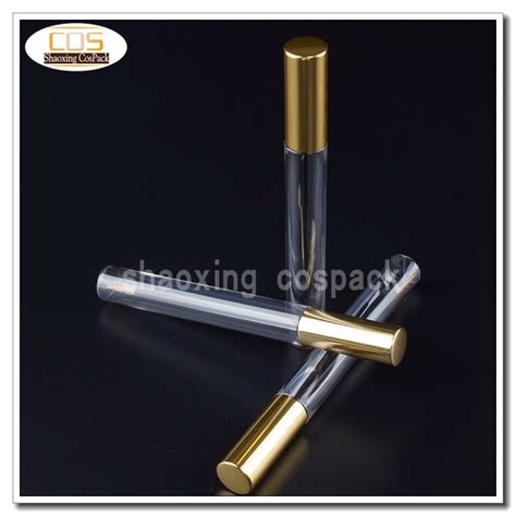 Find out what a tubing mascara is and how to use it. ET011-8ml clear eyeliner tube with gold lid - CosPack