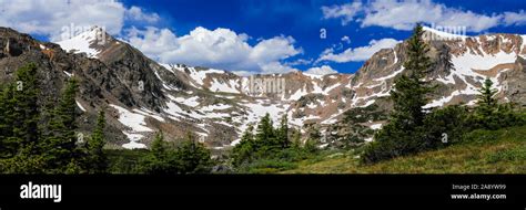 Colorado Rocky Mountains Indian Peaks Wilderness Panorama Alpine