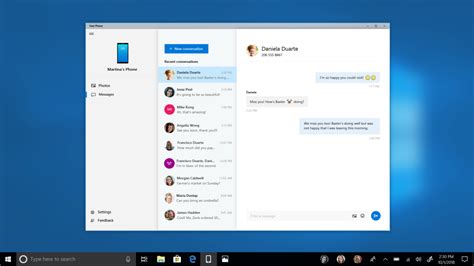 Microsofts Your Phone App Can Now View Send And Receive Sms Messages