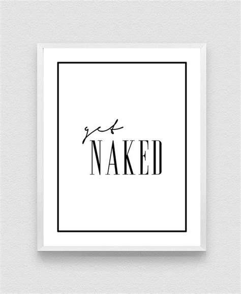 Get Naked Bathroom Wall Decor Bathroom Poster Wall Decor Etsy