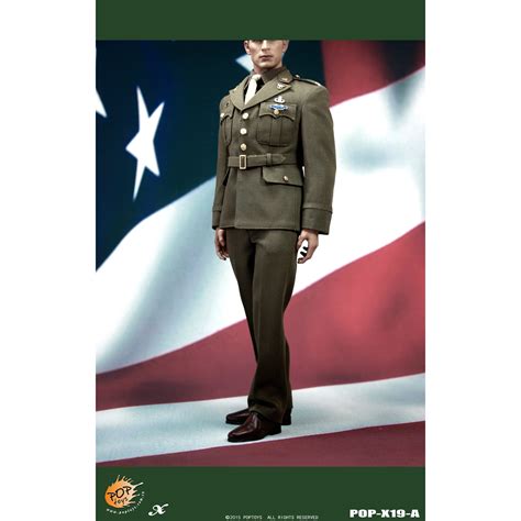 The Golden Age Captain Military Uniforms Suit A 1 6 Style Series X19 World War Ii By Poptoys Popx19a