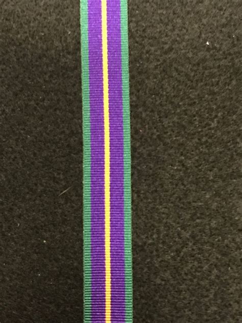 Accumulated Campaign Service Medal Miniature Ribbon 1 Metre Martels