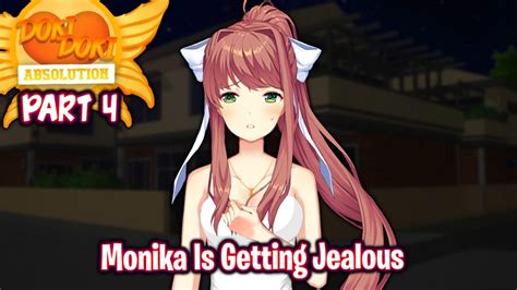 Monika Is Getting Jealouspart 4ddlc Absolution Mod Youtube