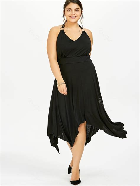 Black Halter Dress Plus Size Chart Plus Size Dresses Dressbarn